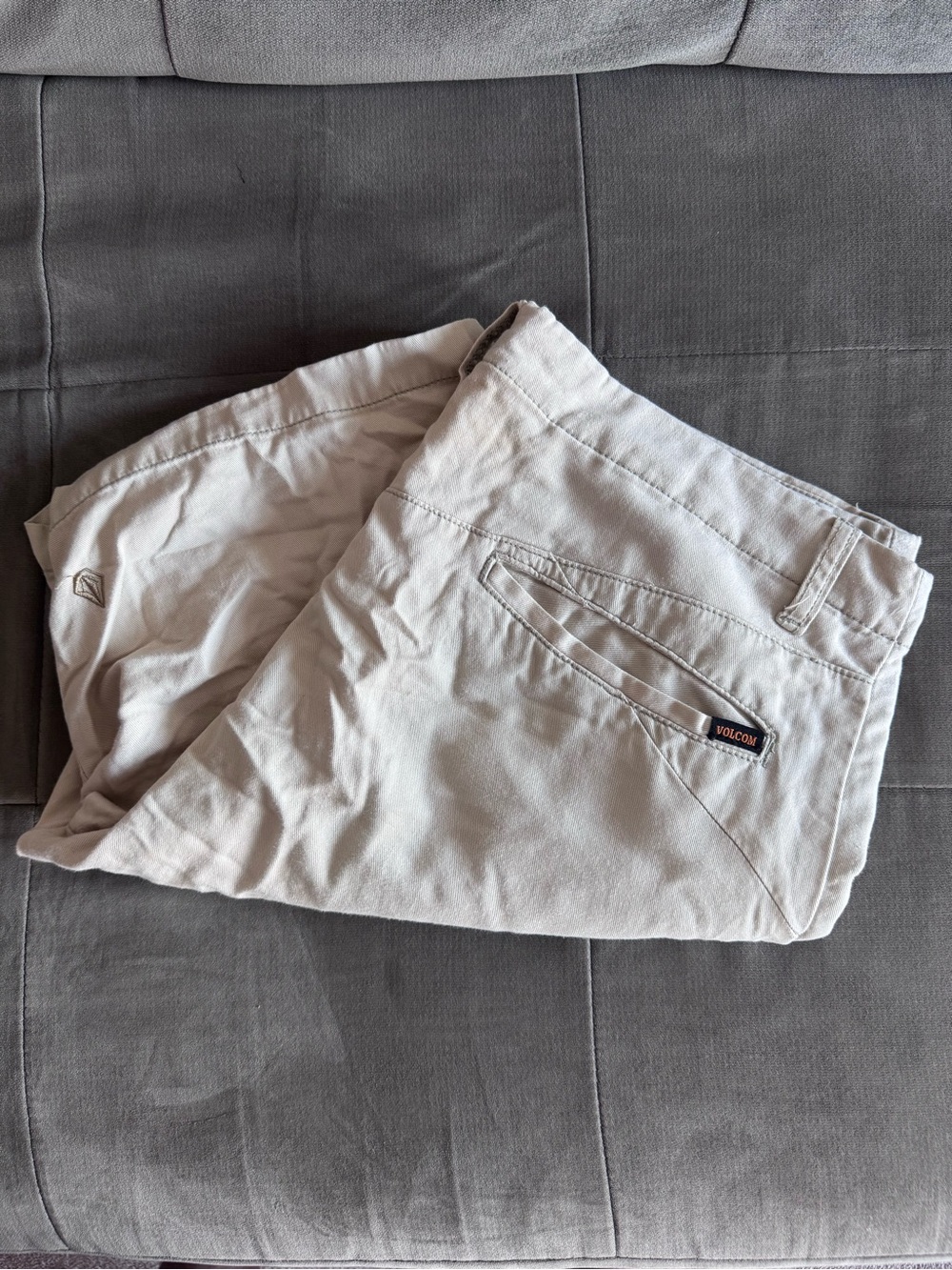 Men's Volcom Beige Chino Shorts